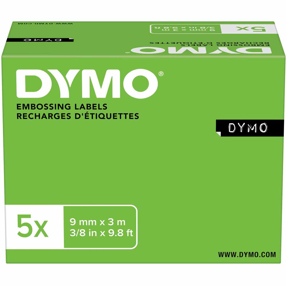 Dymo Omega 3D Embossing Tape BL3 Assorted Image 2