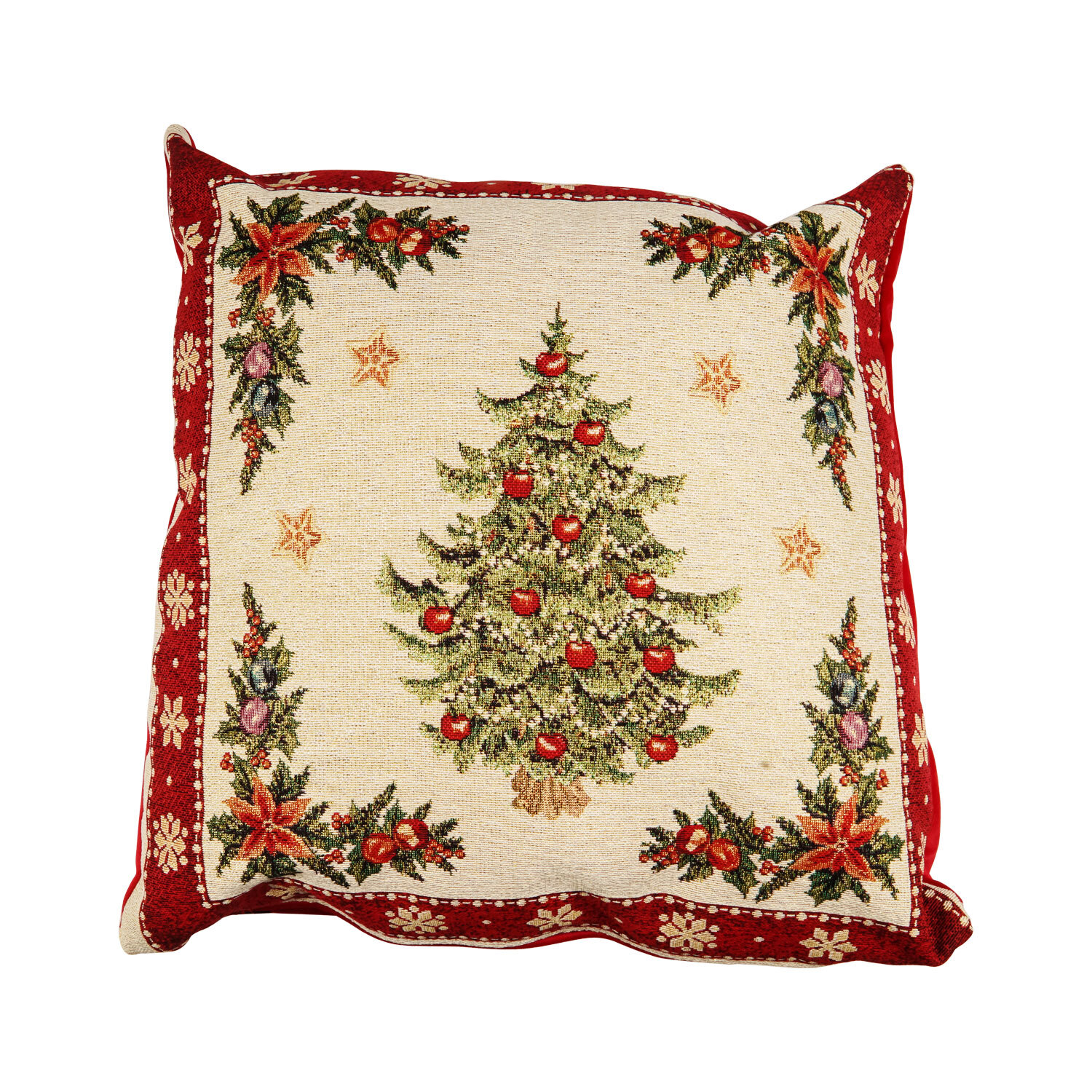 Christmas Tree Lurex Filled Cushion Image