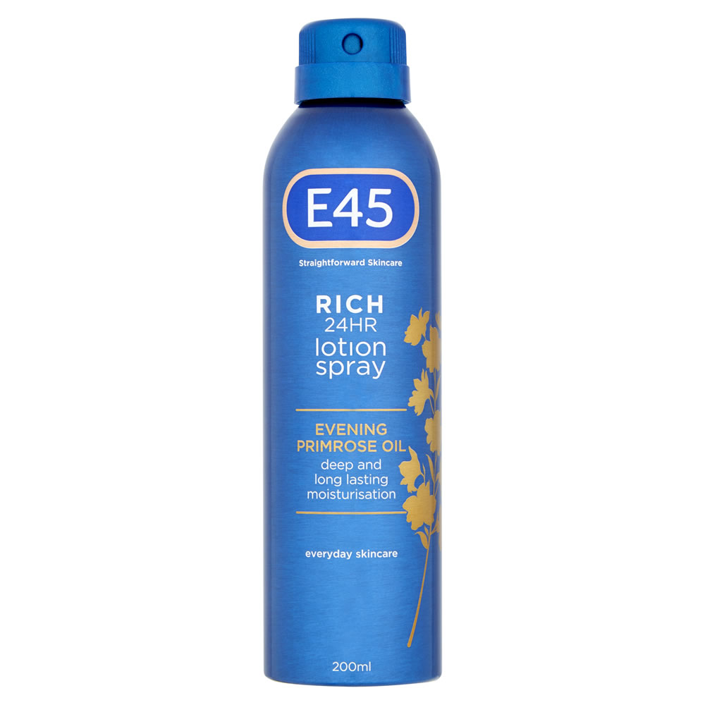 E45 Rich 24 Hour Evening Primrose Oil Lotion Spray  200ml Image