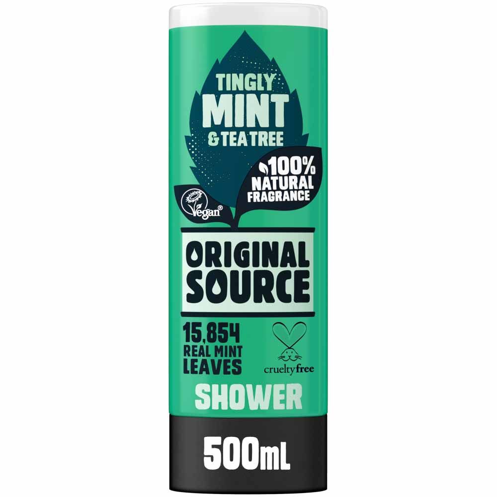 Original Source Mint and Tea Tree Shower Gel 500ml Image 1