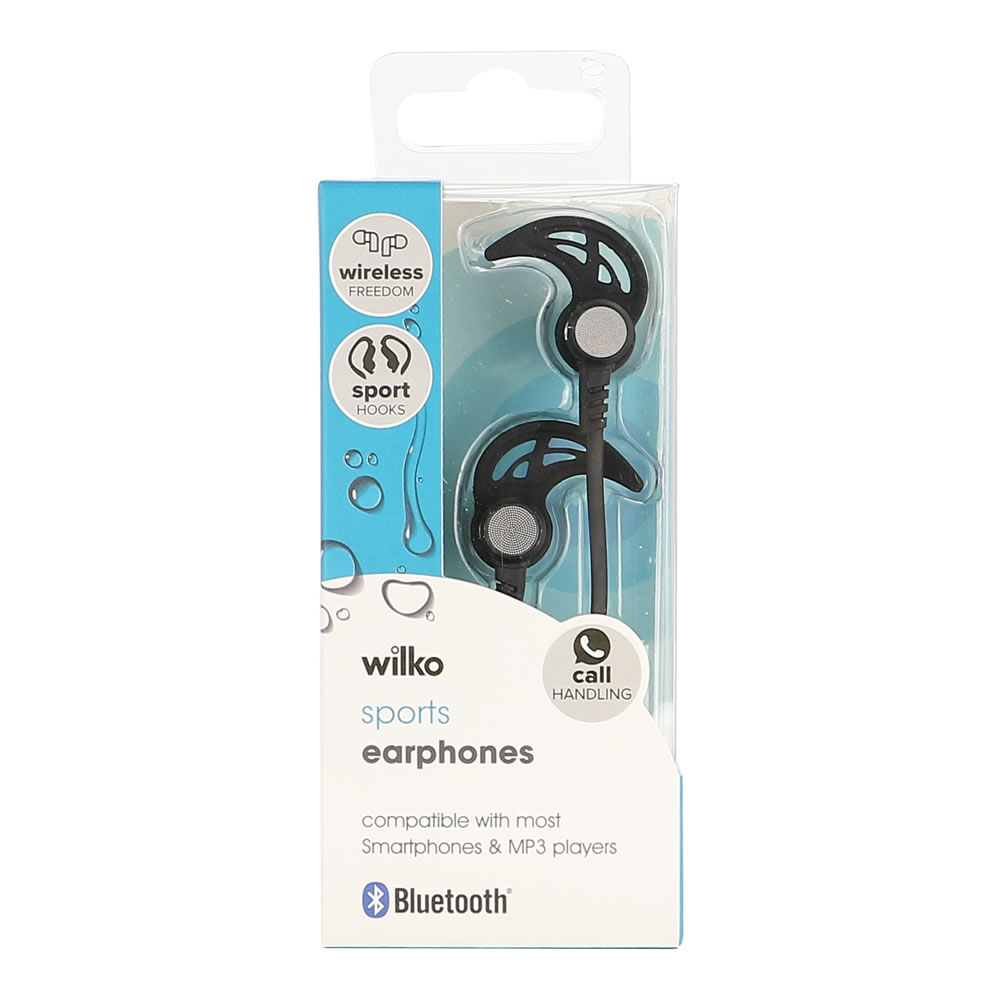 Wilko Bluetooth Sports Earphones Image 1