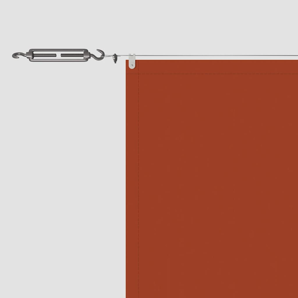 vidaXL Red Oxford Fabric Vertical Awning 1 x 12m Image 3