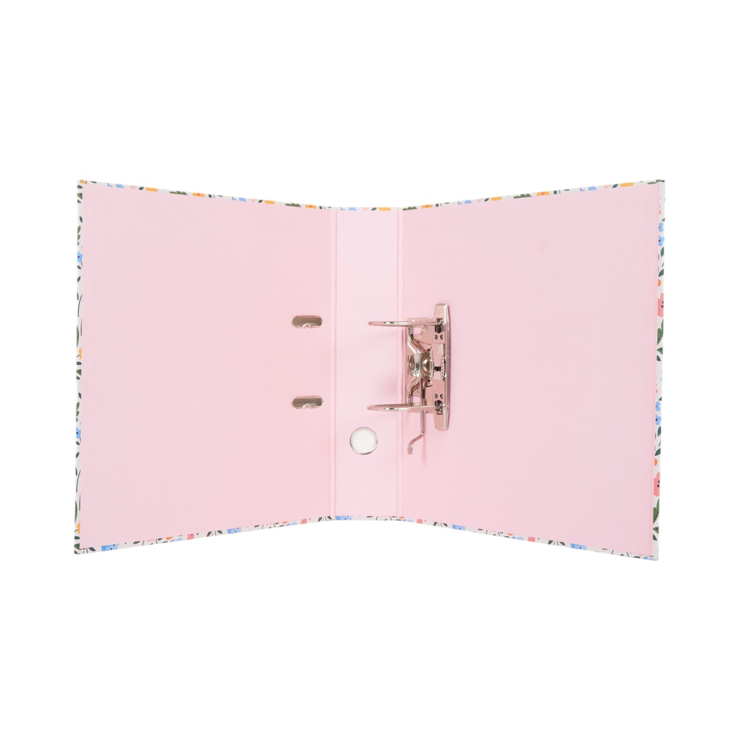 Bright Floral Lever Arch File Multicolour Image 3