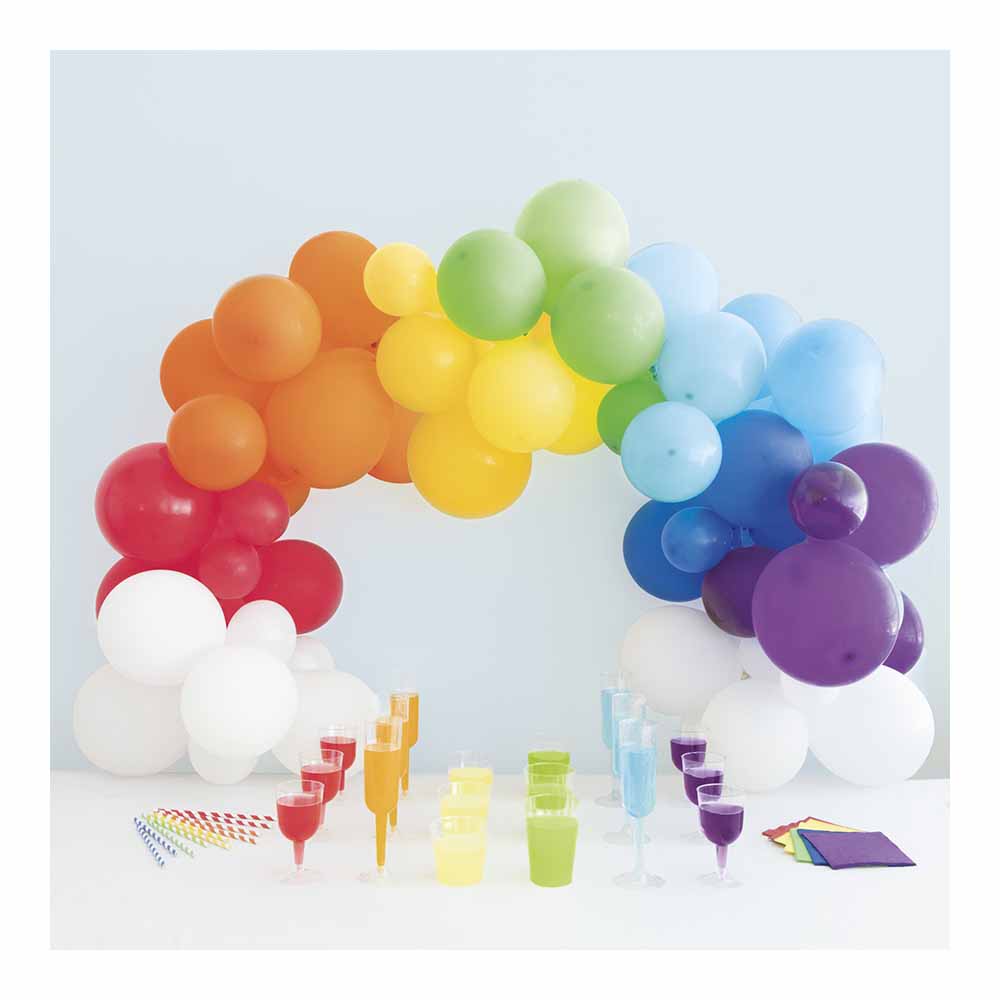 Wilko Rainbow Balloon Arch Kit Image