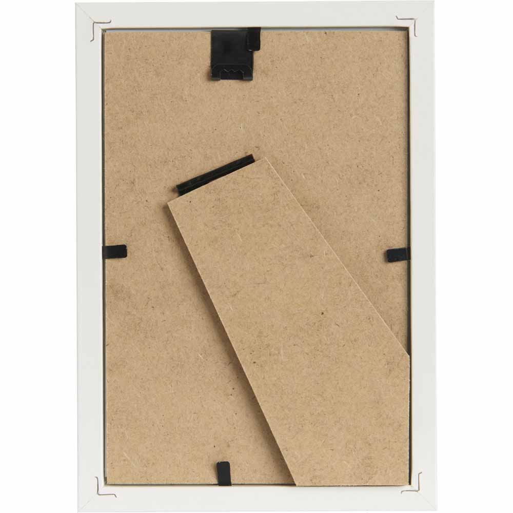 Wilko White Photo Frame 6x4 inch 3pk Wilko