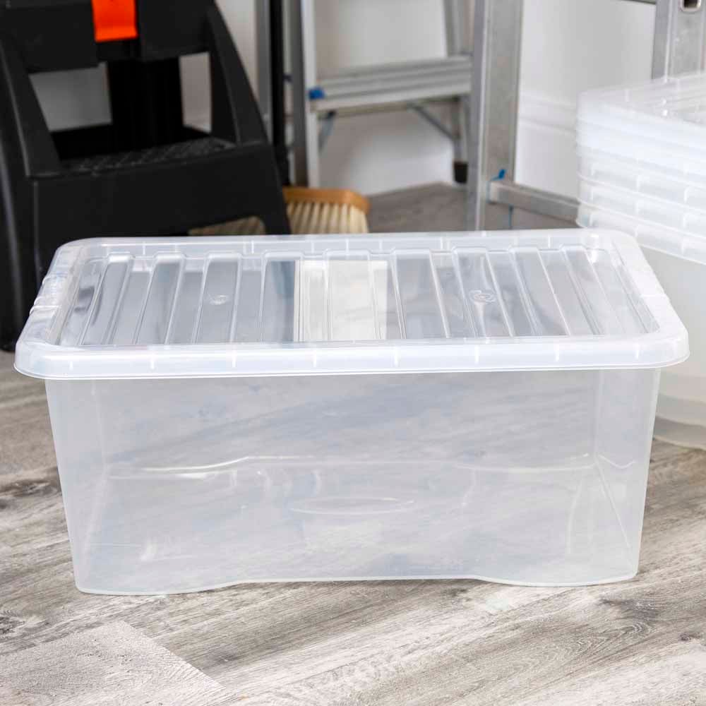 Wham 45L Crystal Storage Box and Lid 5 Pack Image 5