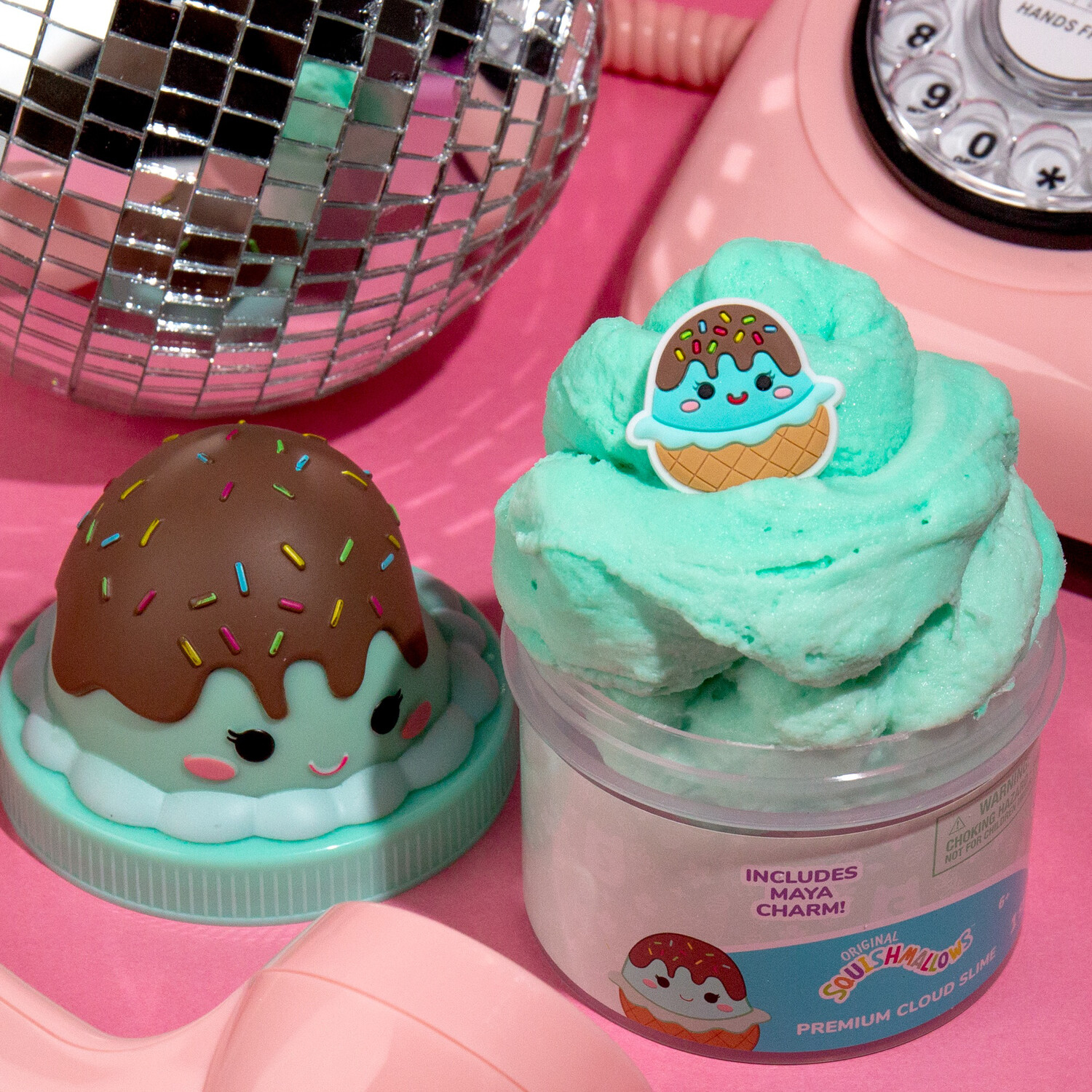 Squishmallows Wave 2 Slime Jar with Topper Image 3