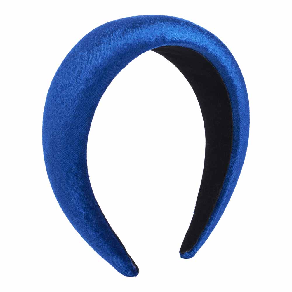 Bright Blue Padded Head Band Image 2