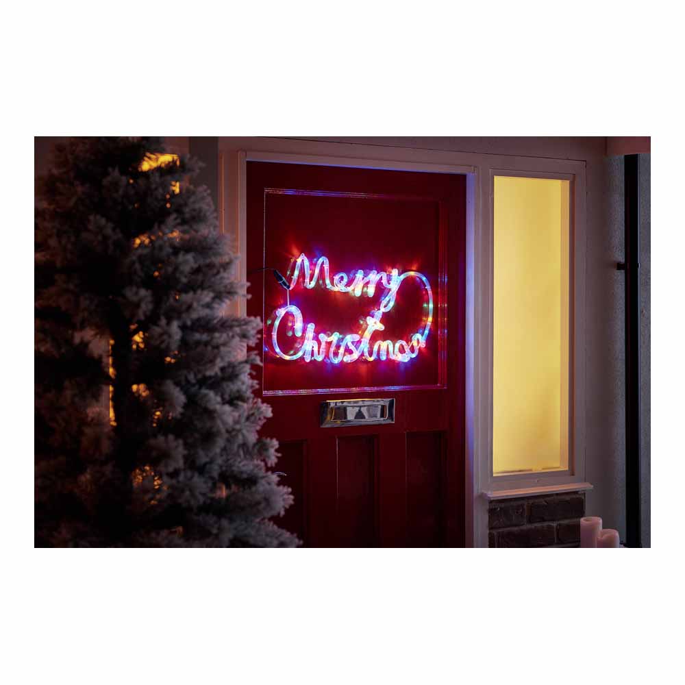 Wilko Light Up Merry Christmas Sign Image 3