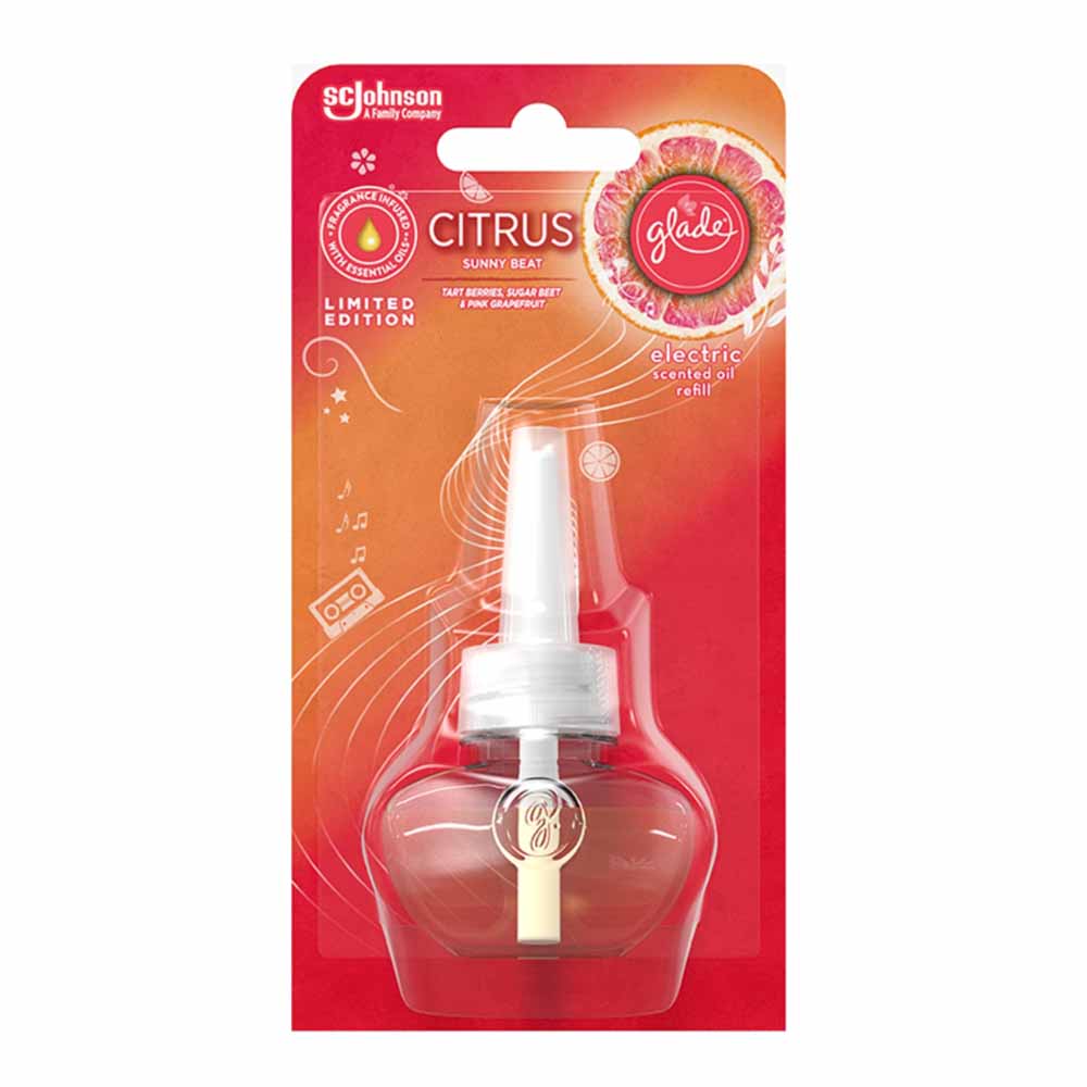 Glade Electric Citrus Sunny Beat Refill Image 2