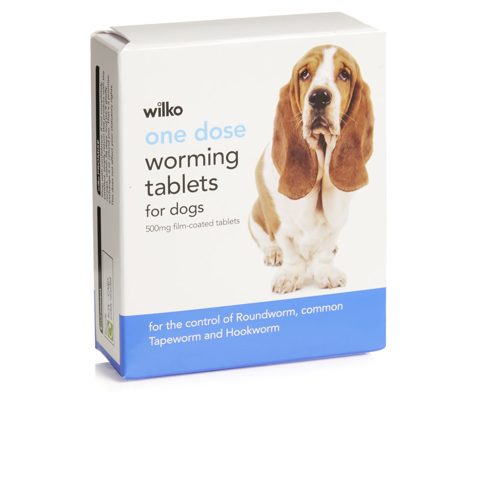 Wilko 4 pack Worming Tablets for Large Dogs Image