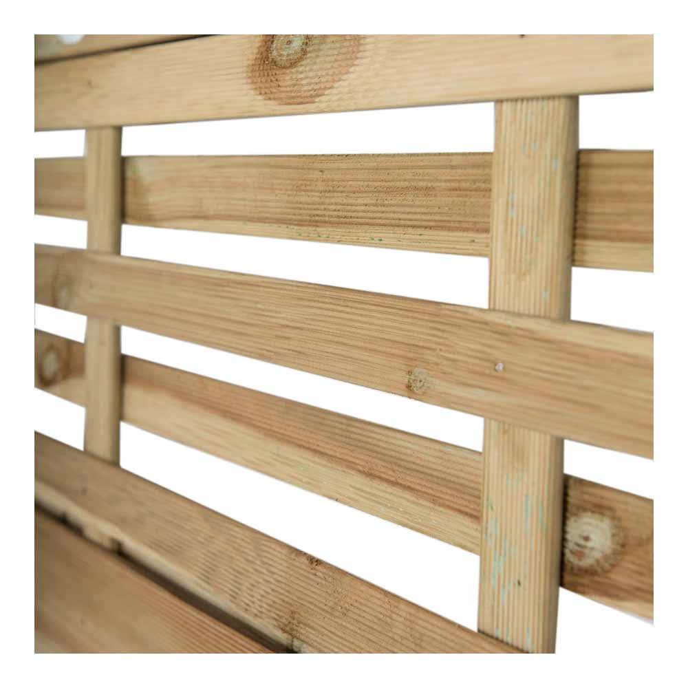 Forest Garden Kyoto Pressure Treated Fence Panel 6 x 4ft 6 Pack Image 5