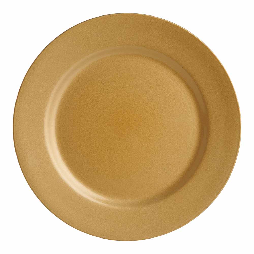 Wilko Gold Charger Plate Image 1