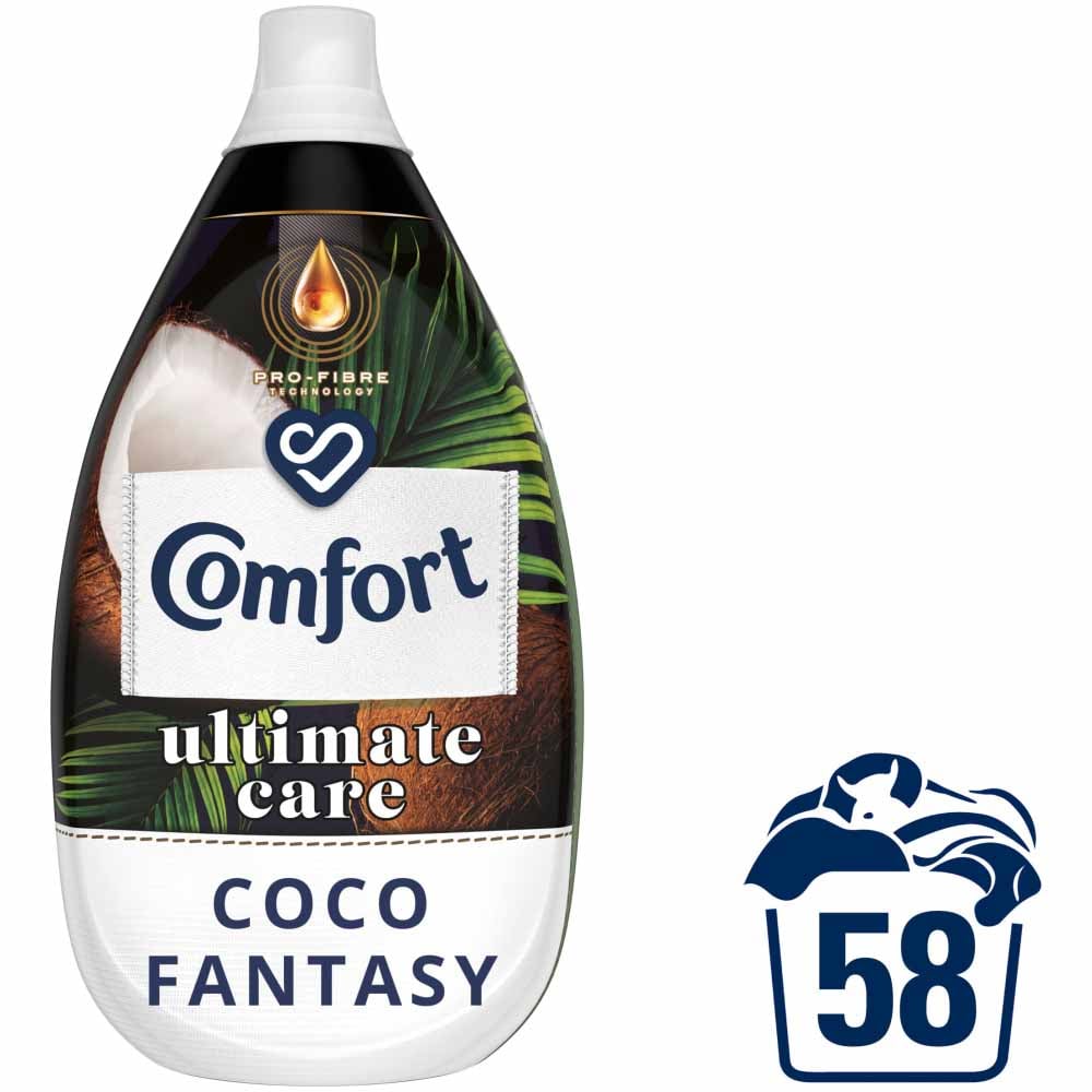 Comfort Coconut Ultimate Care Fabric Conditioner 58 Washes Case of 6 x 870ml Image 3