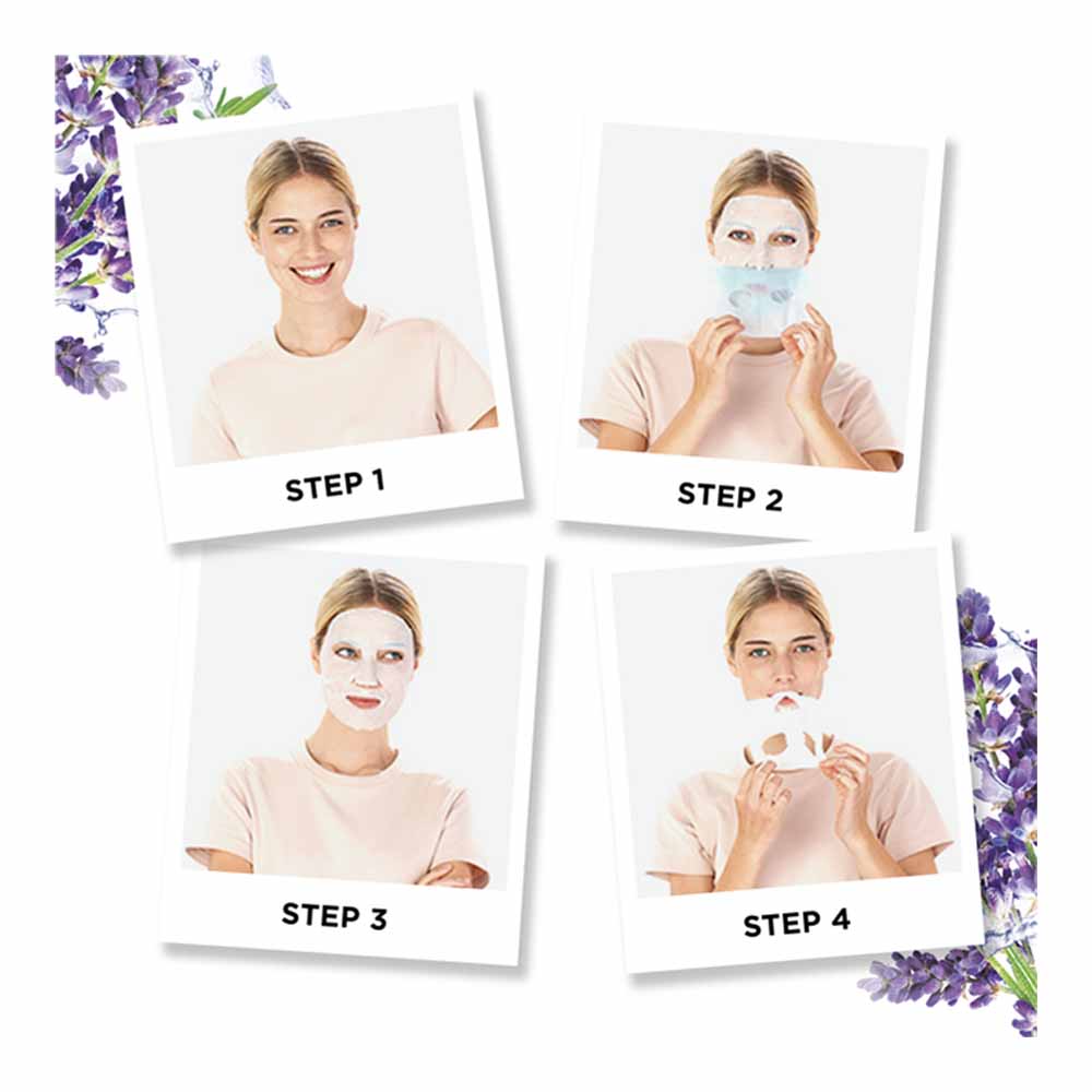 Garnier Moisture Bomb Lavender Hydrating Tissue Face Mask Image 3