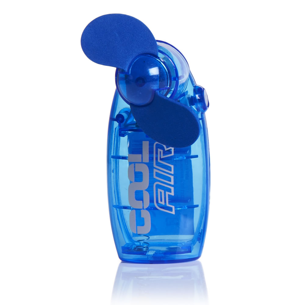 Status 2.5 Inch Hand Held Mini Fan Assorted Colourwith Batteries Wilko