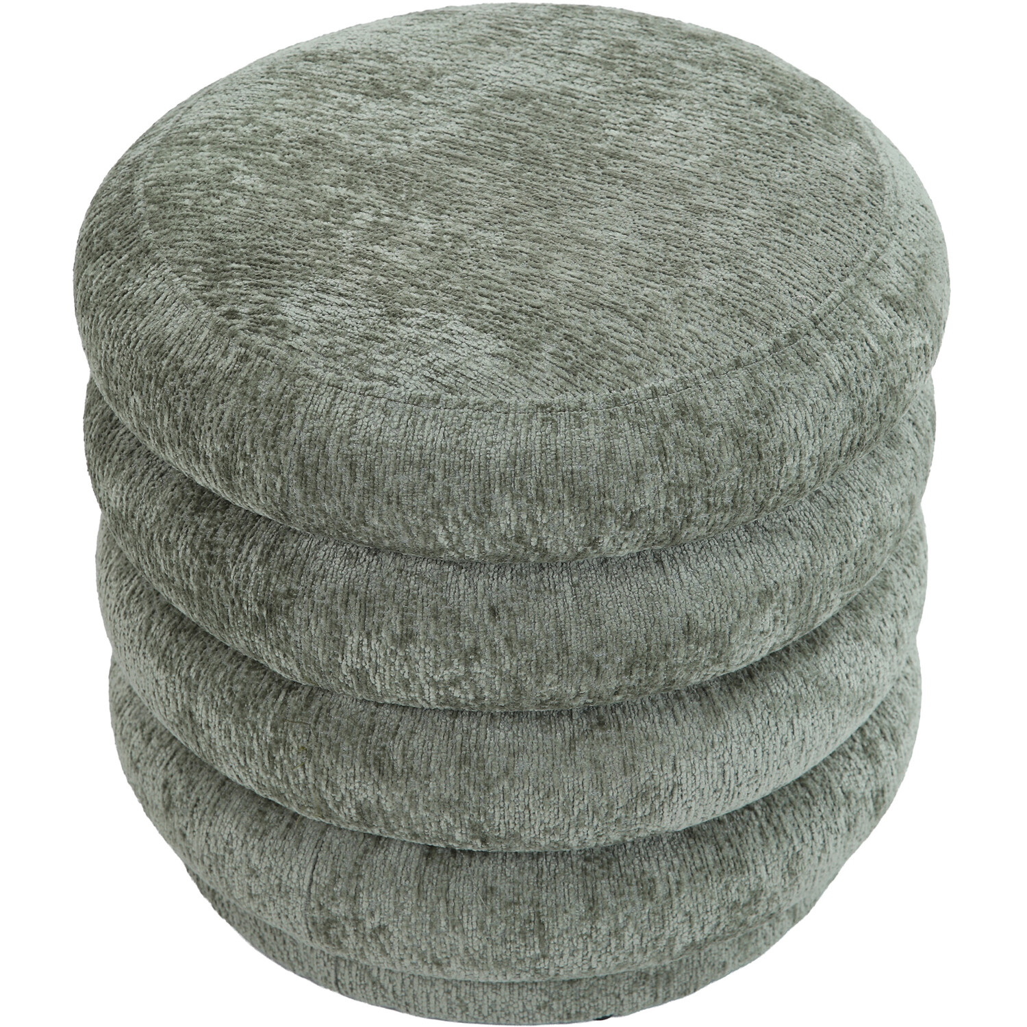 Mila Ottoman Stool Green Image 4