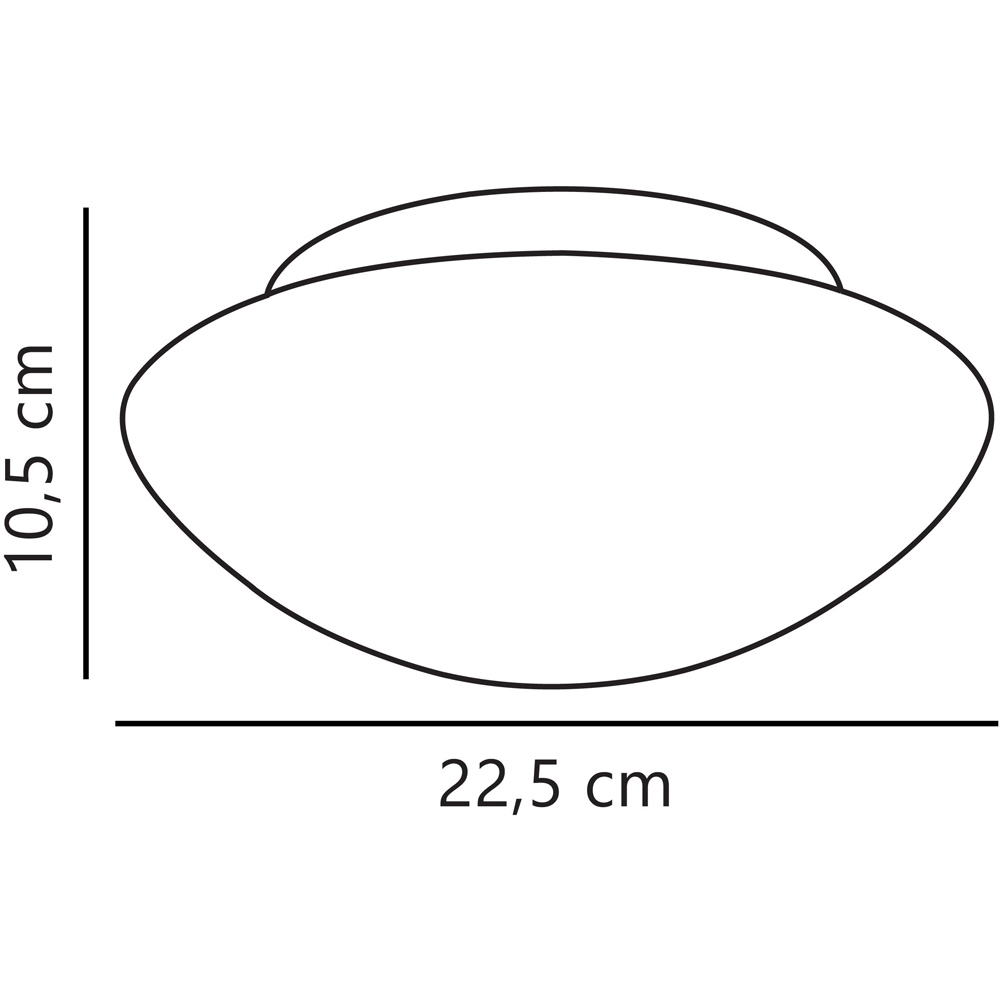 Nordlux Ufo White Opal Ceiling Light Image 2