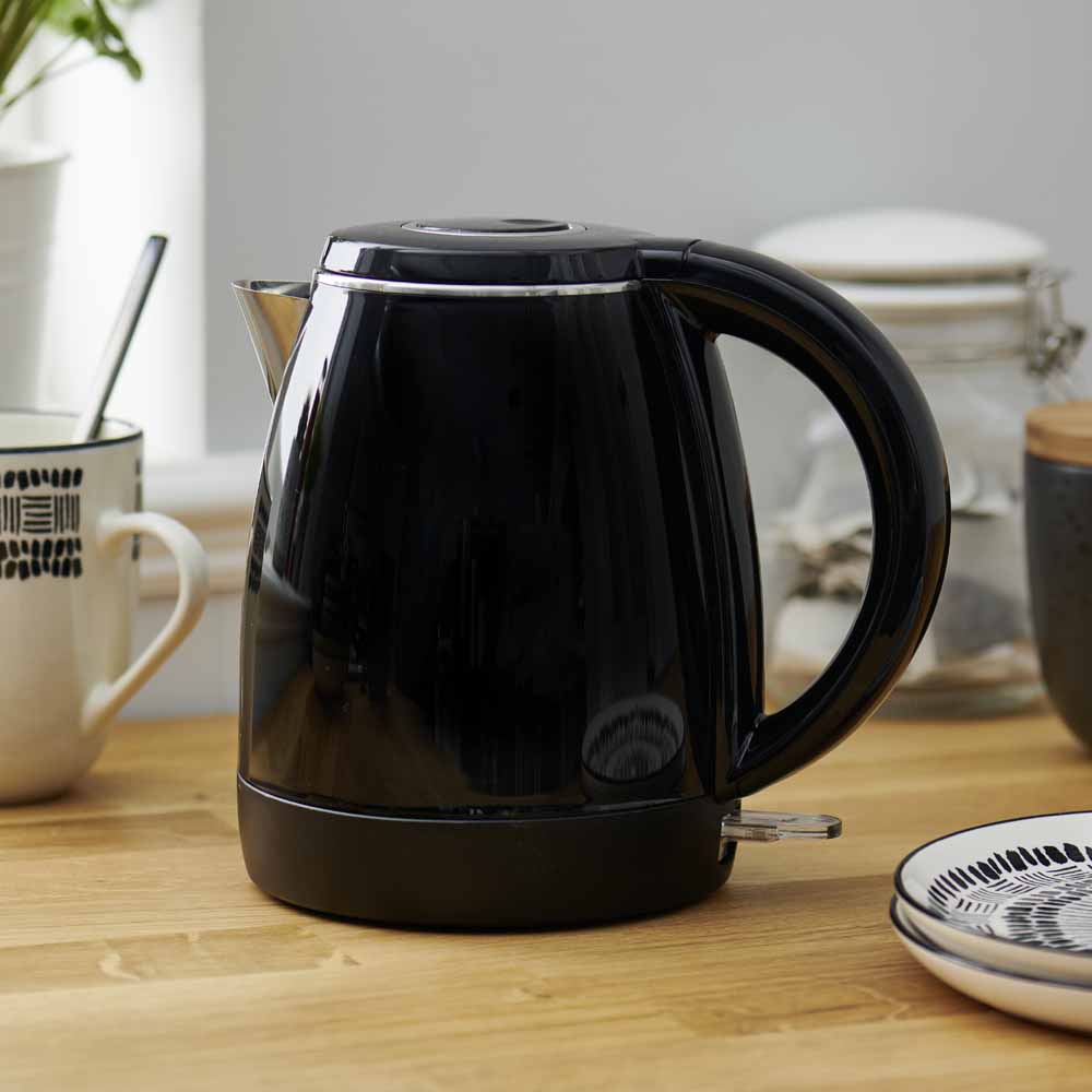 Wilko Kettle Black 1L Wilko