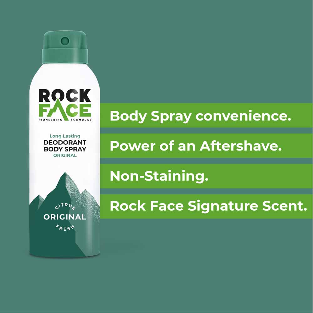 Rock Face Body Spray Case of 6 x 200ml Image 3