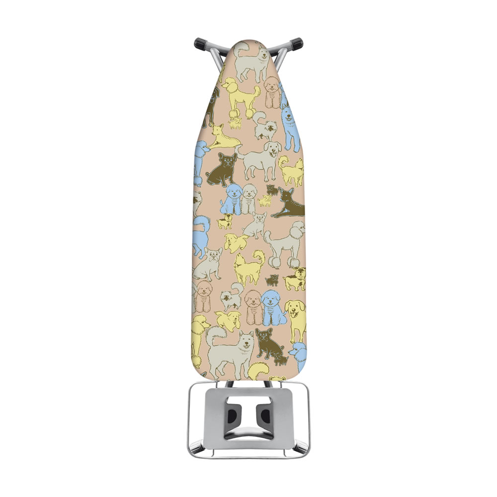 JML Ultimate Fast Fit Ironing Board Cover Pooch Design Image 1