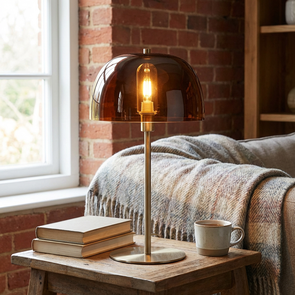 Adeleyn Table Lamp Brown Image 3