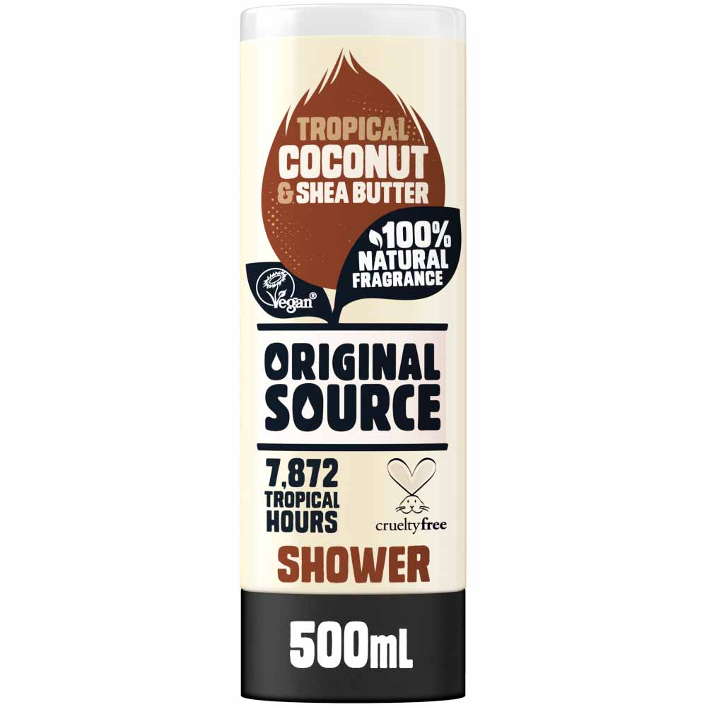 Original Source Tropical Coconut and Shea Butter Shower Gel 500ml Image 1