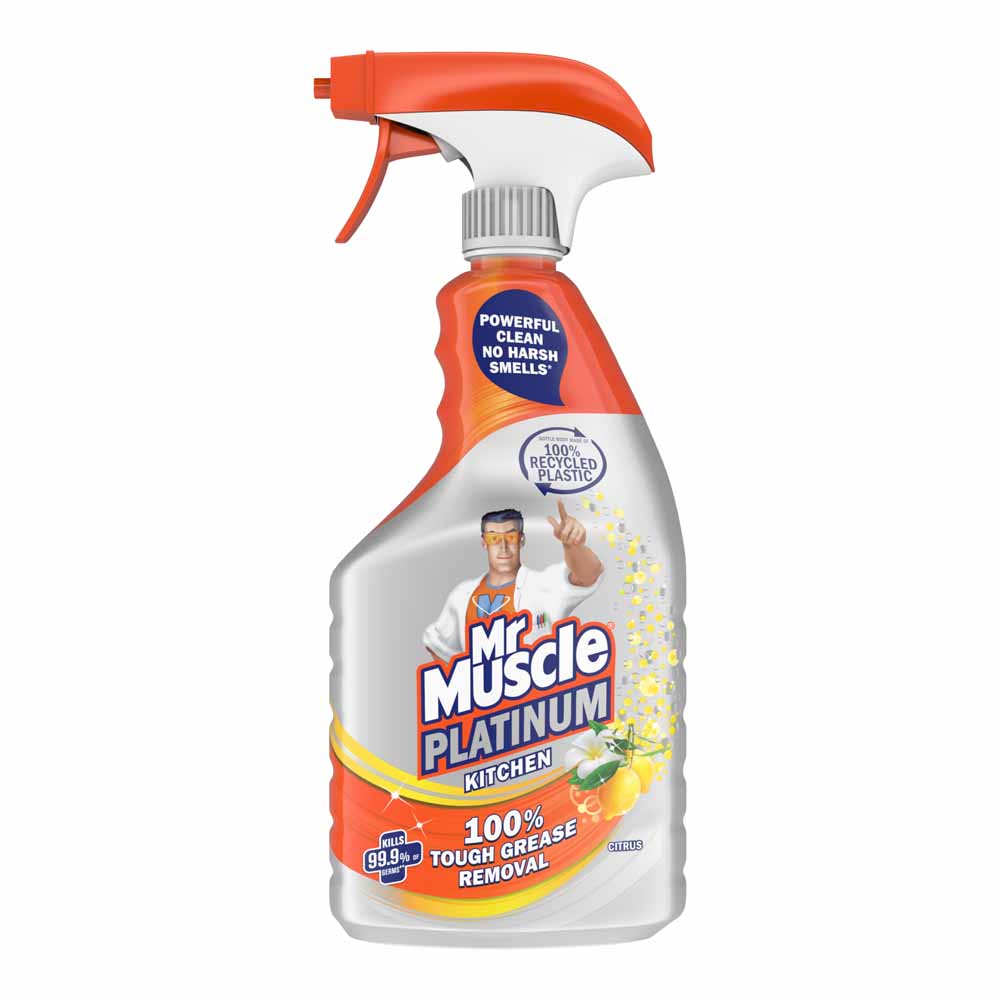 Mr Muscle Platinum Citrus Kitchen Spray 750ml Wilko