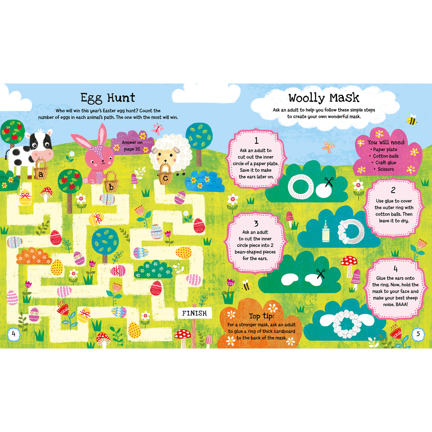 Sheep or Bunny Sticker Book Image 5
