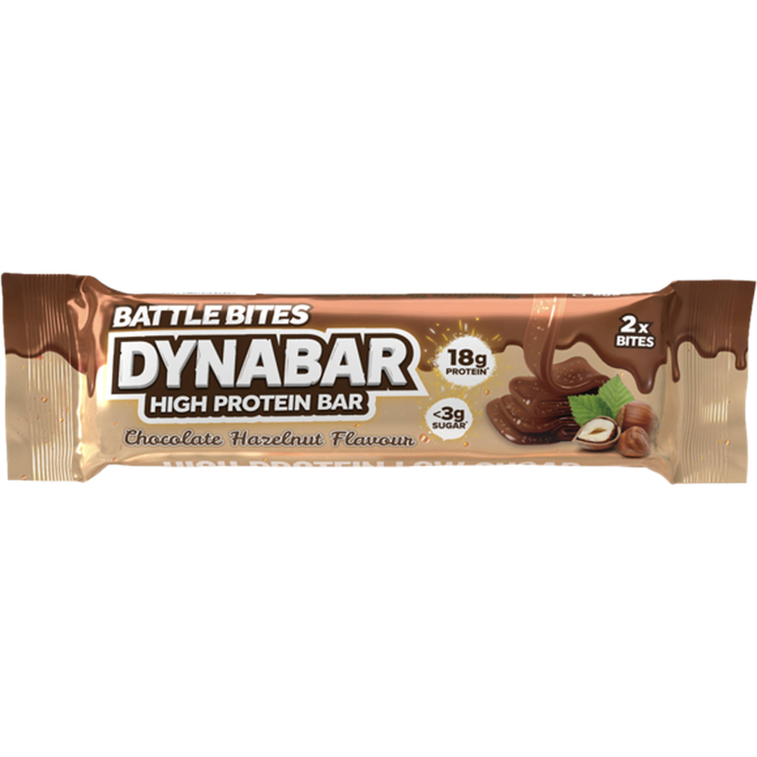 Battle Bites Chocolate Hazelnut DynaBar - Brown Image