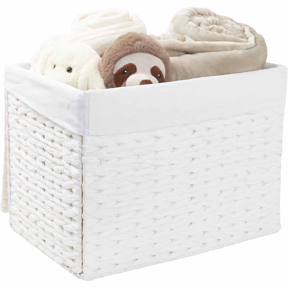 Wilko White Paper Rope Truck Basket Liner Wilko