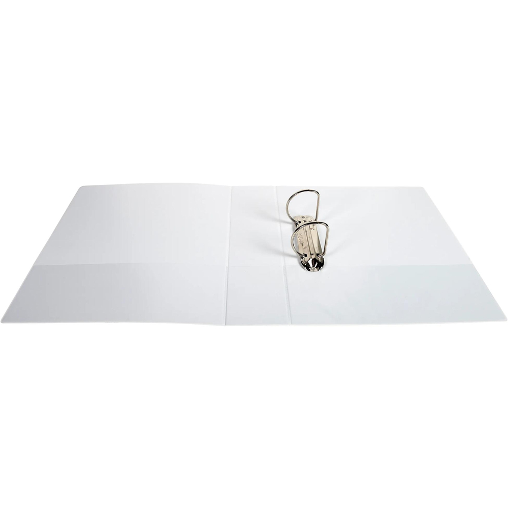 Exacompta Kreacover White PP 2D Ring Binder with 3 Pockets 50mm 10 Pack Image 3