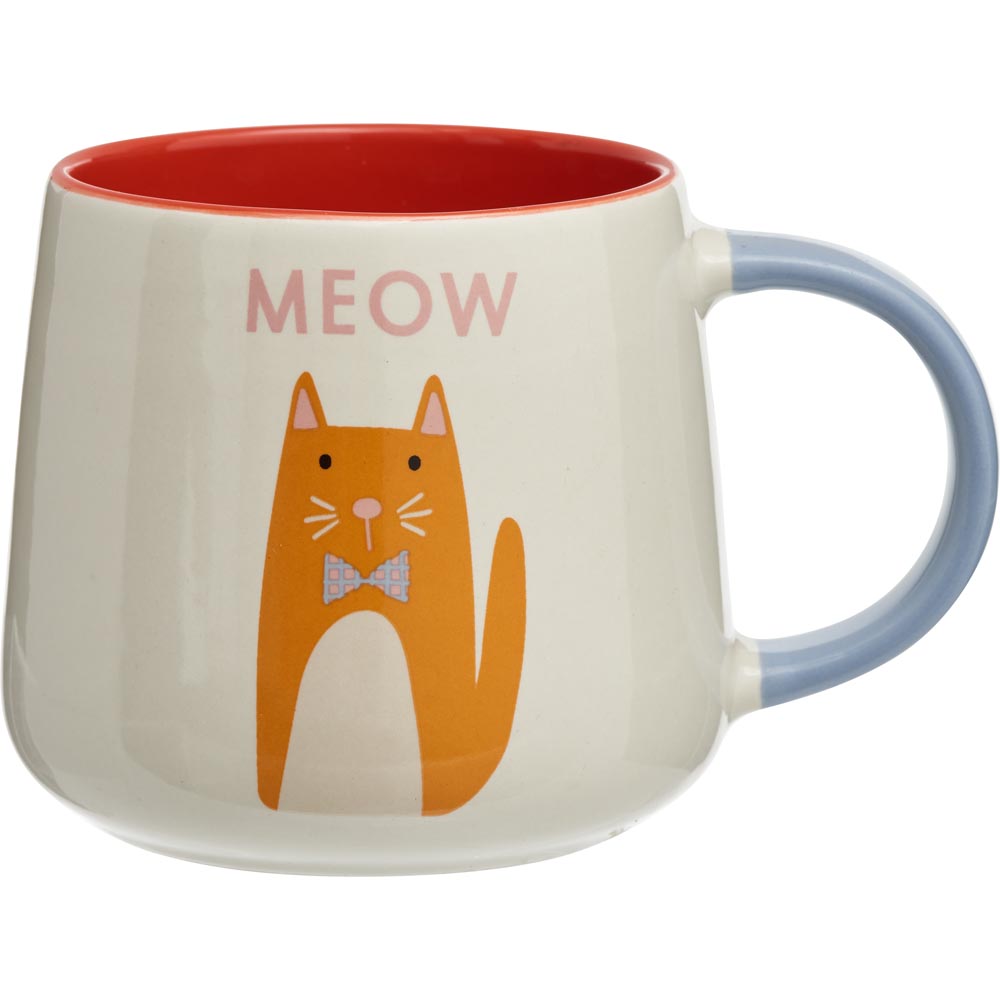 Wilko 'Happy Daze' Cat Mug Image 1