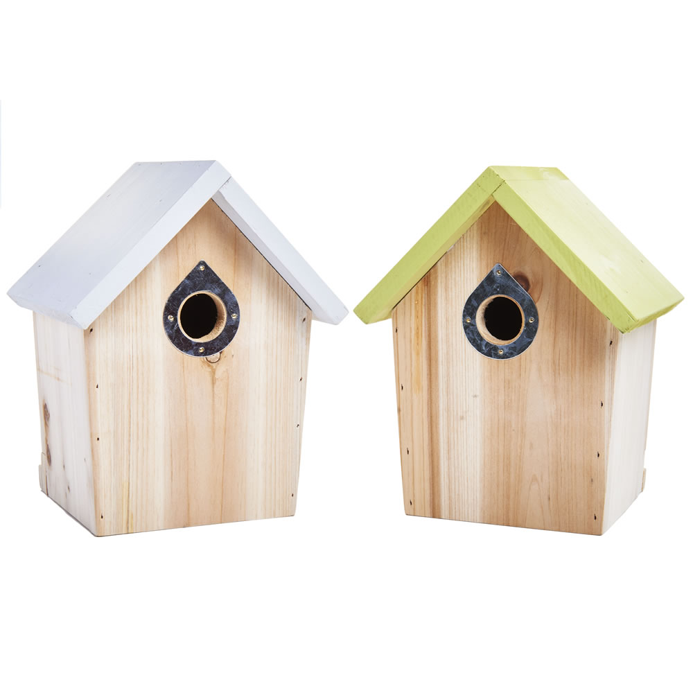 Wilko Easy Clean Wooden Bird Box Wilko