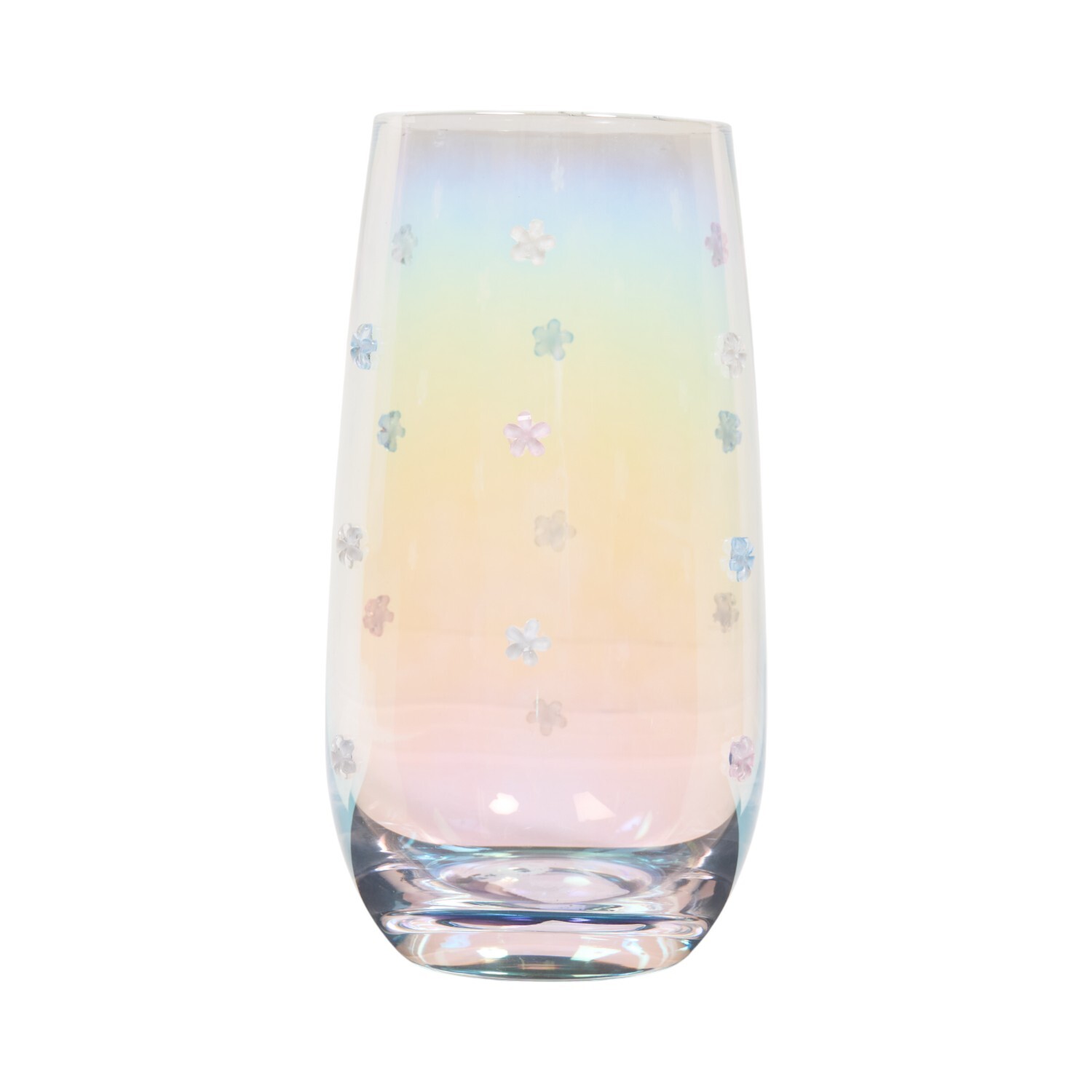 Lustre Flower Hiball Glass Image 3