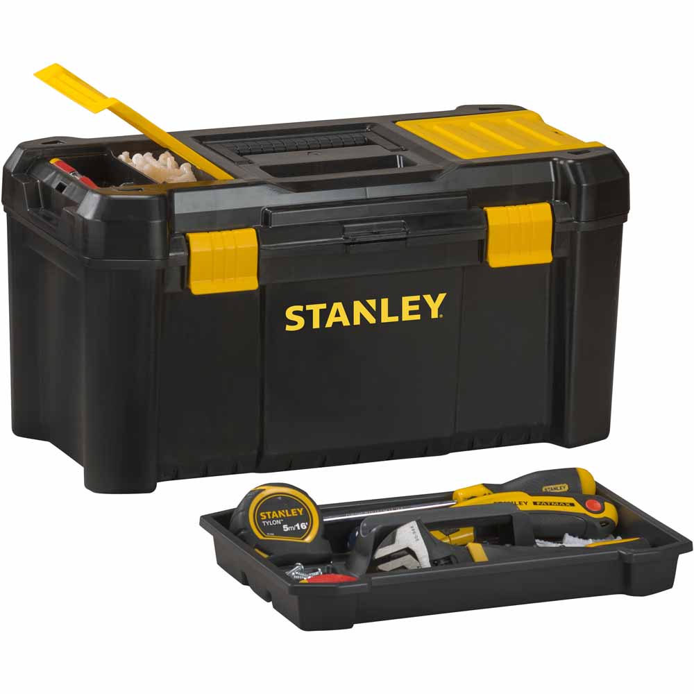 Stanley Toolbox with Tray Organiser 19 inch Image 2
