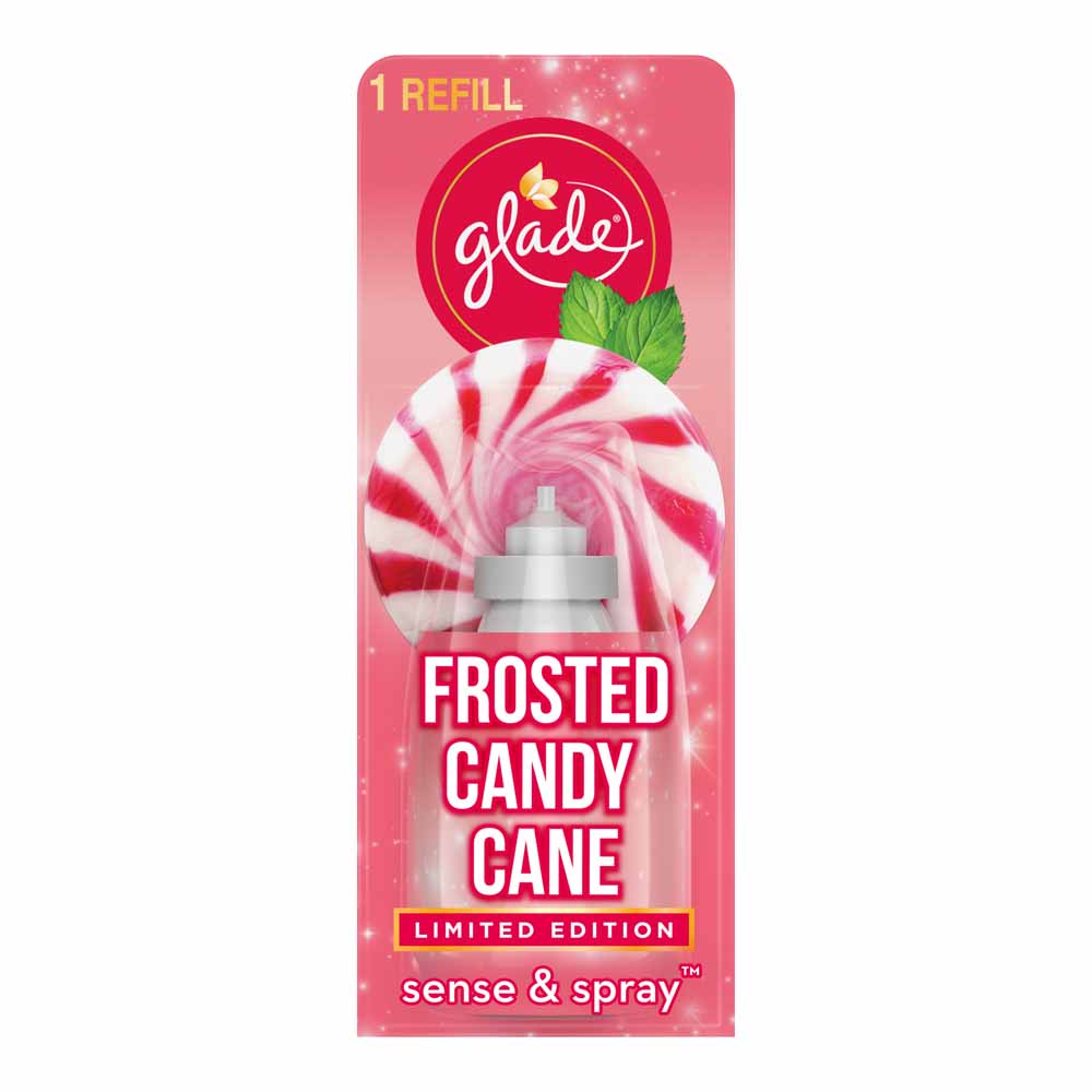 Glade Sense and Spray Refill Frosted Candy Cane Air Freshener 18ml Image 1