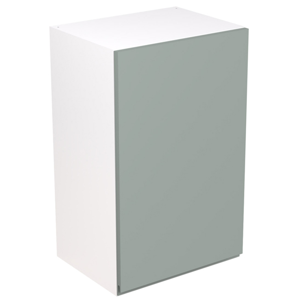 Kitchen Kit J-Pull Matt Sage Green Wall Kitchen Cabinet Flatpack 450mm Image 1