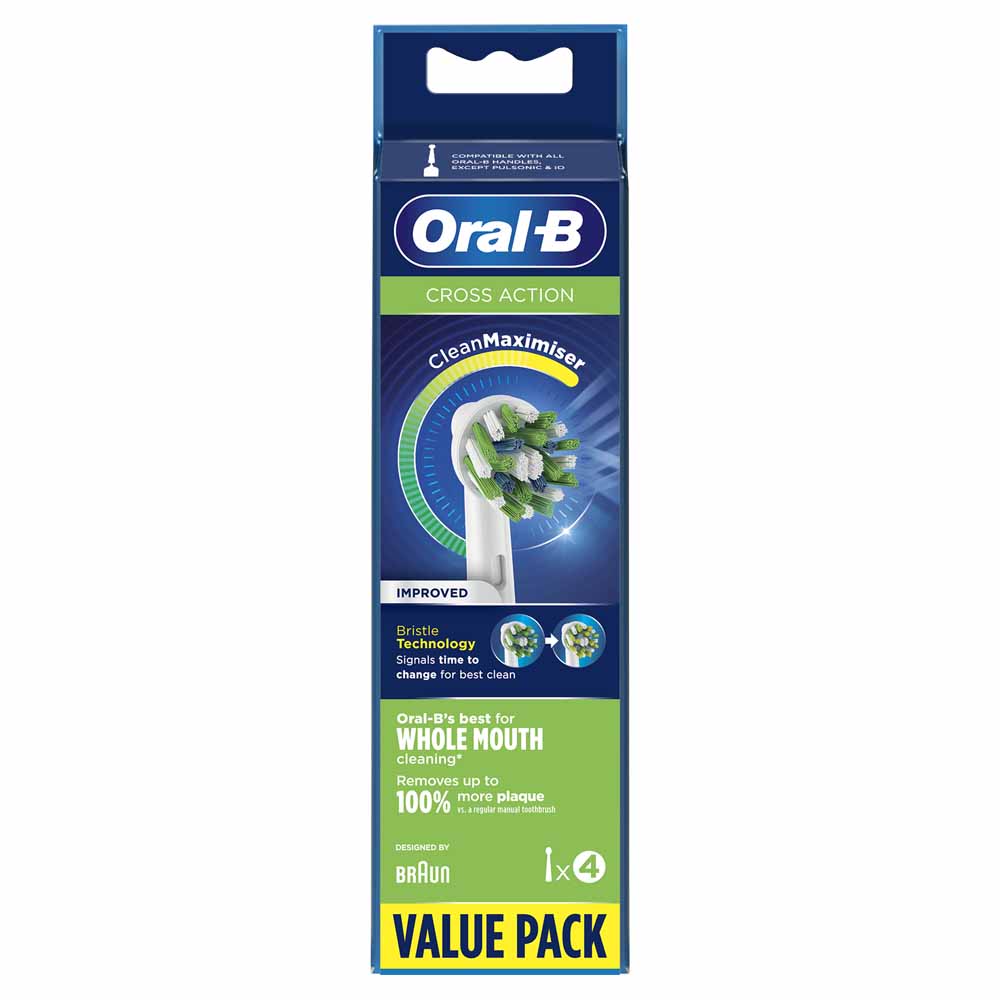 Oral-B Oral B Action Refills 4 Pack  - wilko