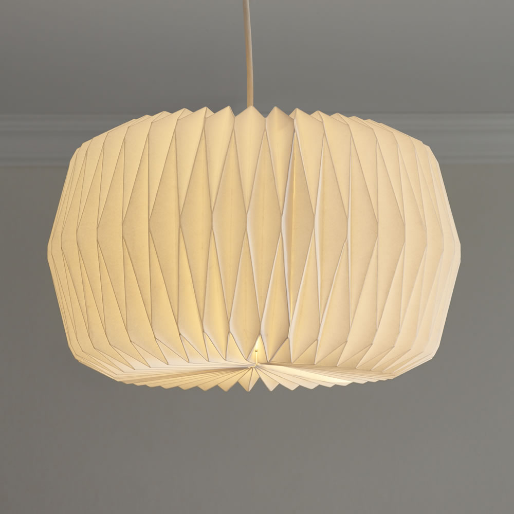 Wilko Textured Paper Light Shade Image 2