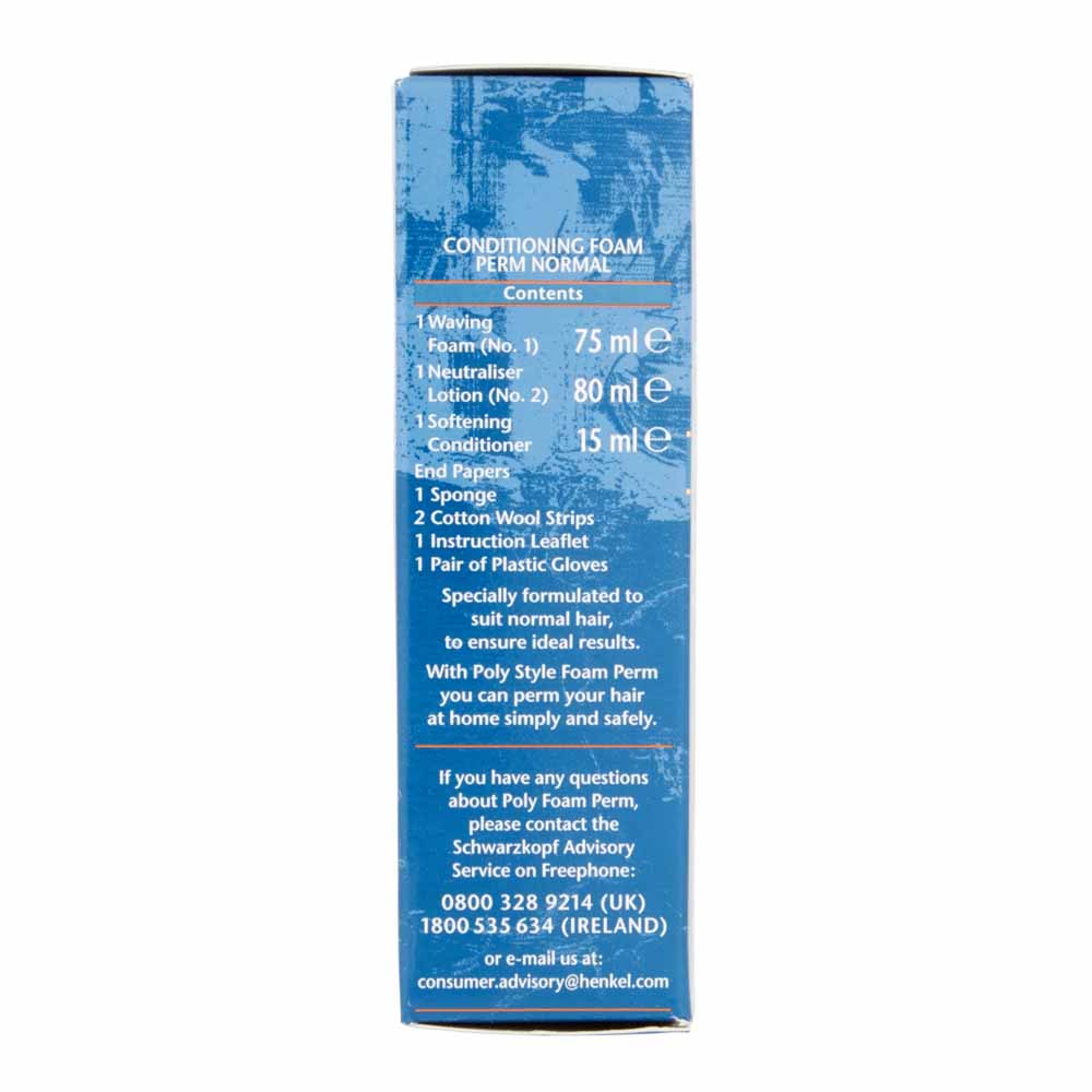 Schwarzkopf Poly Style Normal Conditioning Foam Perm Wilko