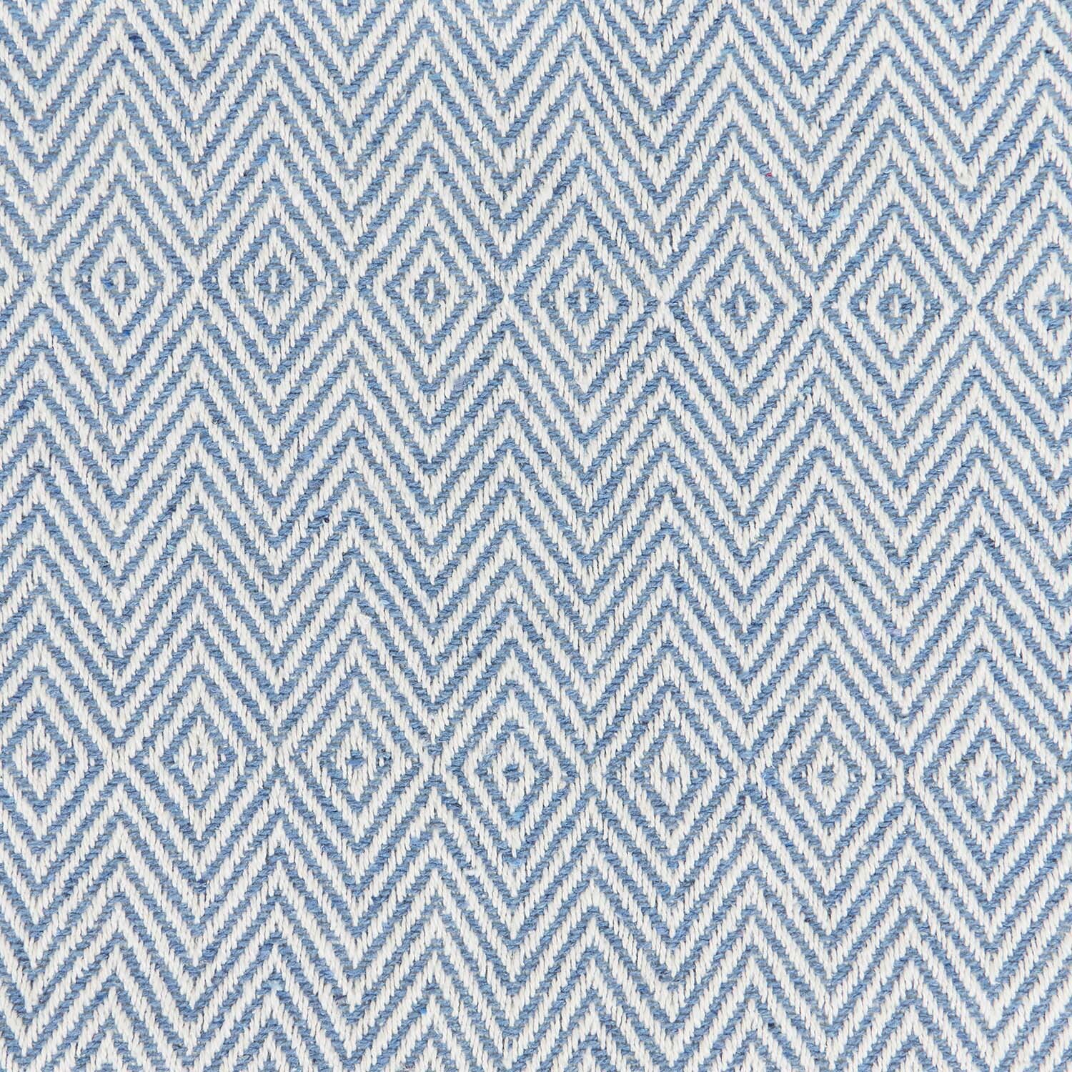 Geo Woven Throw - Blue Image 4