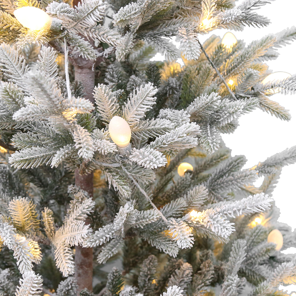 Courchevel Pre-Lit Tree White Image 3