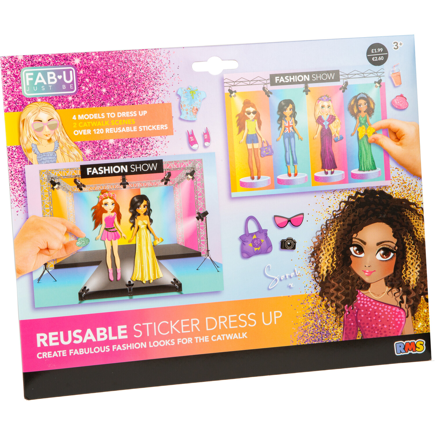Fab Fashion Designer Sticker Scene Book - Multicolour Image 2