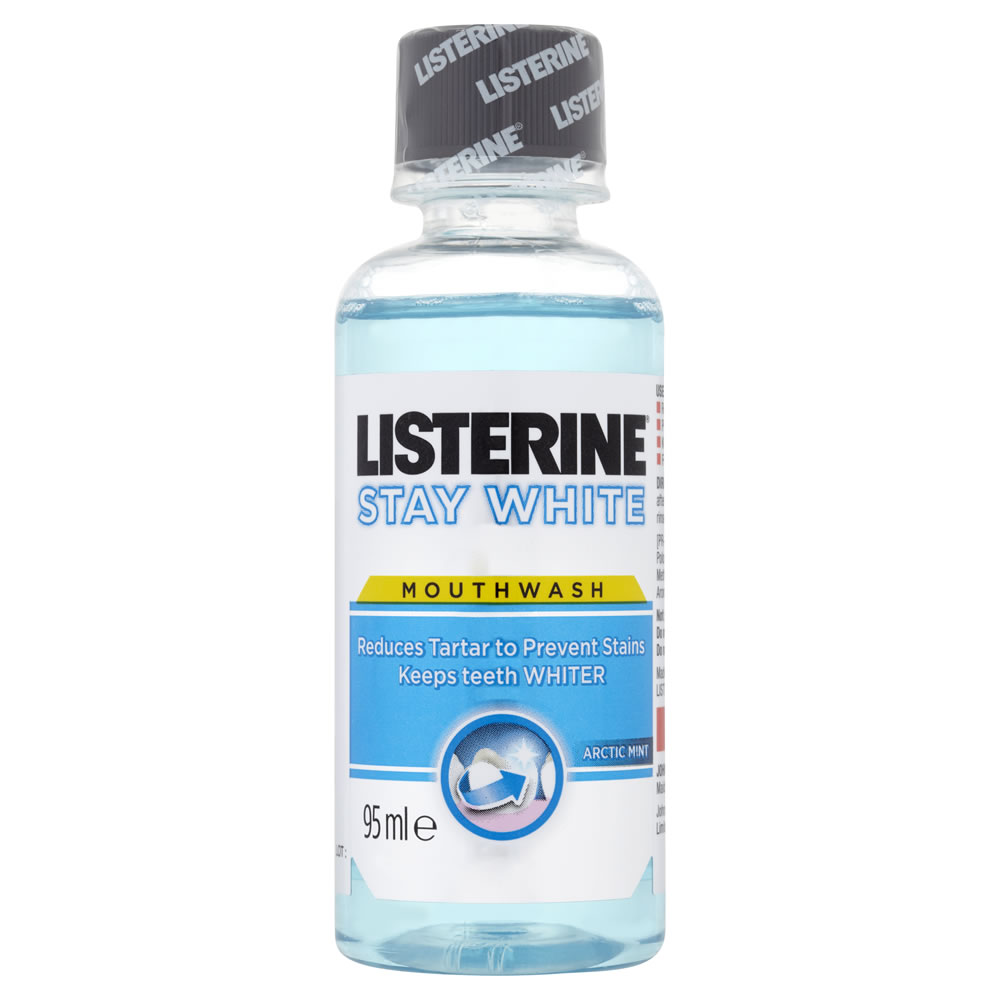 Listerine Stay White Arctic Mint Mouthwash 95ml Image