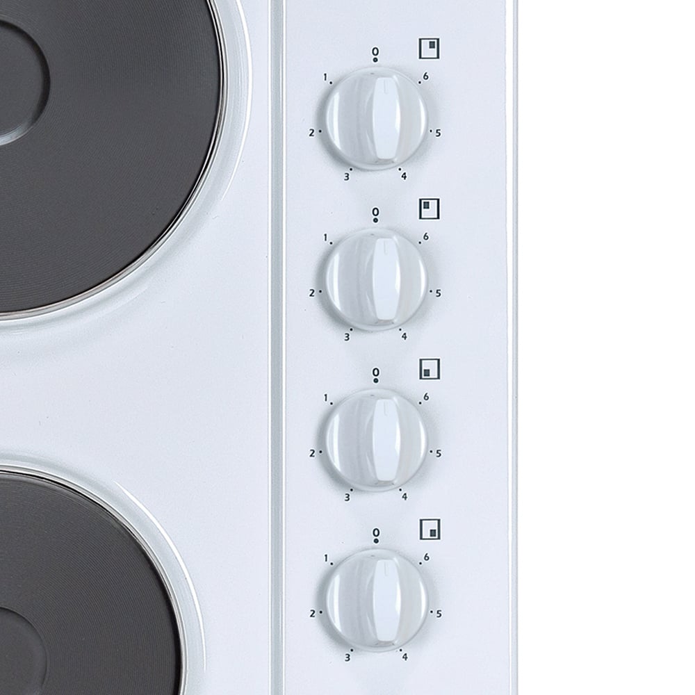 Statesman ESH630WH White Solid Plate Hob Image 3