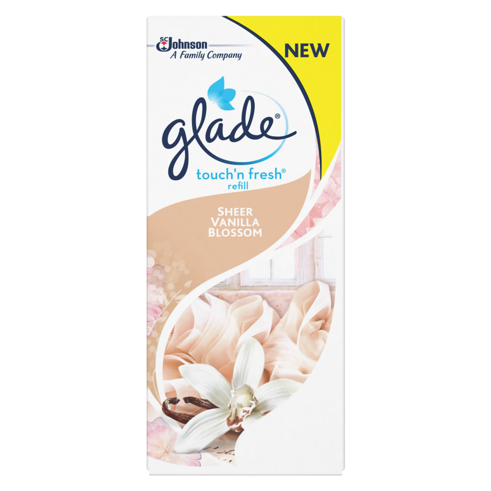 Glade Touch and Fresh Vanilla Blossom Air         Freshener Refill 10ml Image