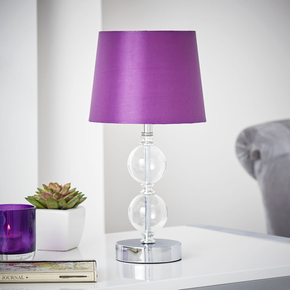 Wilko Atole Lamp Purple Image 5