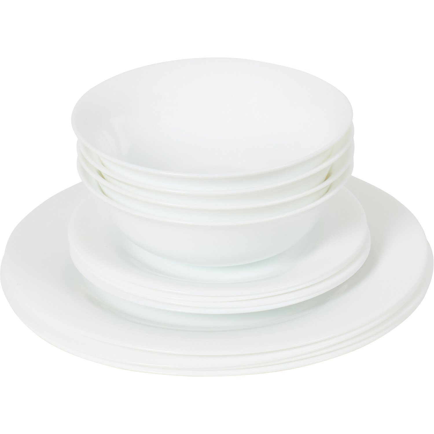 12-Piece Aria Dinner Set - White Image 3