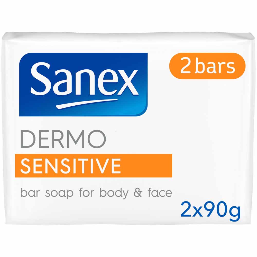 Sanex Dermo Sensitive Skin Hypoallergenic Bar Soap Image 1